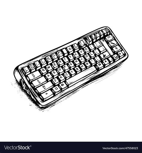 Draw Keyboard Vector