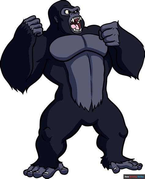 draw king kong for kids