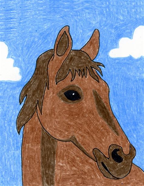 draw me a picture of a horse