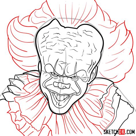 Learn How To Draw Pennywise the Clown with this stepby