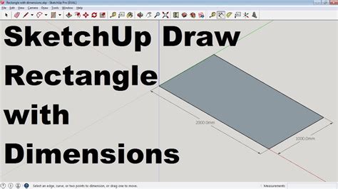  25 Idea Draw Rectangle By Square Ft In Sketch Up For Beginner