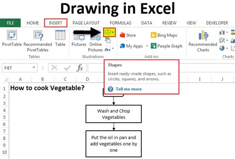 Draw Tool Excel