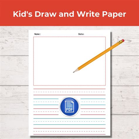 Draw Write Now Printable Paper