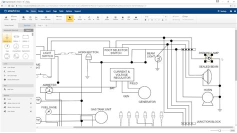 Draw.io Electrical Circuit