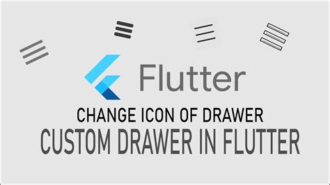 drawer icon name in flutter
