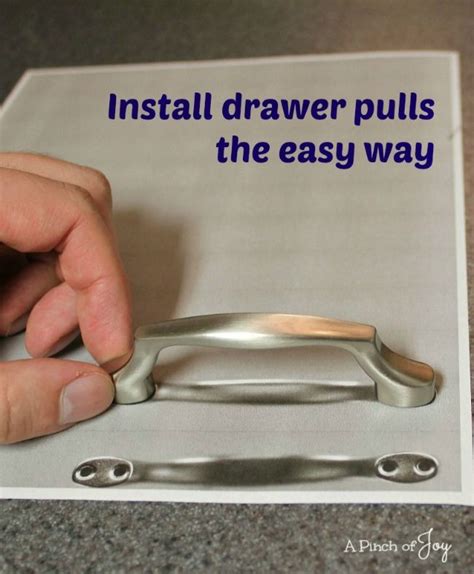 Drawer Pull Installation