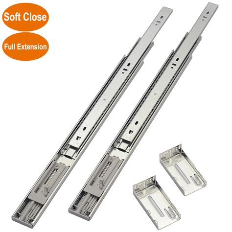 drawer slides soft close full extension