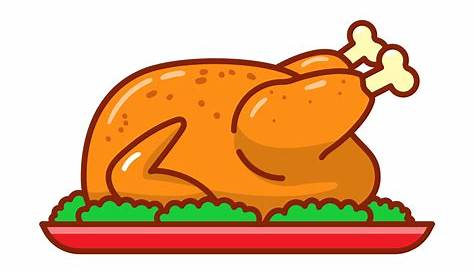 Cooked Chicken Vector stock vector. Illustration of clip - 49274623