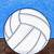 drawing of a volleyball
