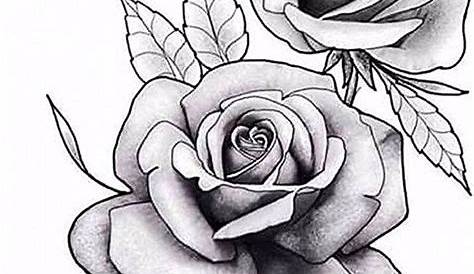 G Janes tattoo design | Rose sketch, Flower tattoo drawings, Flower