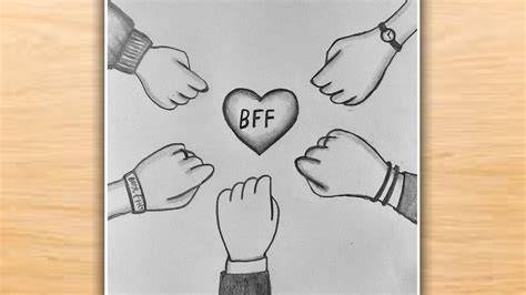 drawing 5 friends