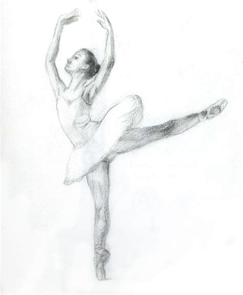 Drawing A Ballet Dancer