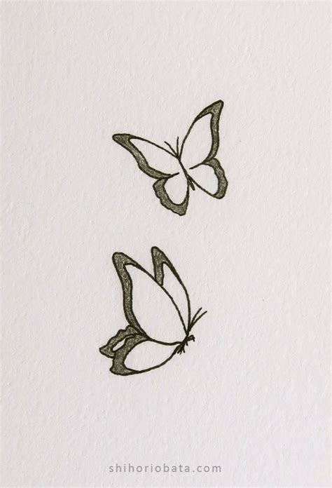 Drawing A Butterfly