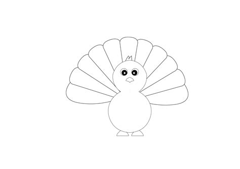 How to Draw a Turkey Really Easy Drawing Tutorial Turkey drawing