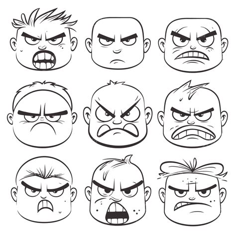 Angry Face Cartoon Drawing at GetDrawings Free download