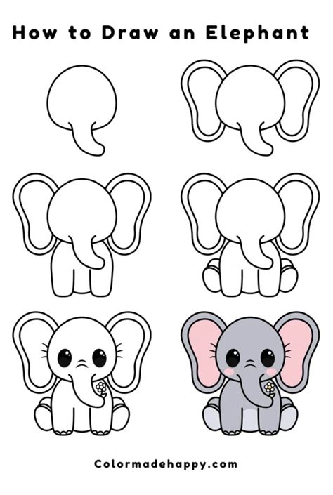 Drawing And Elephant