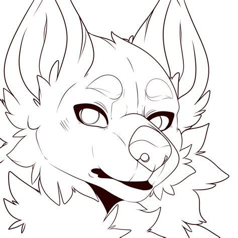 drawing base wolf