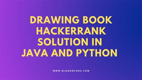 drawing book hackerrank solution java