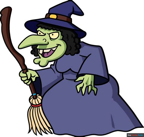Drawing Cartoon Witch