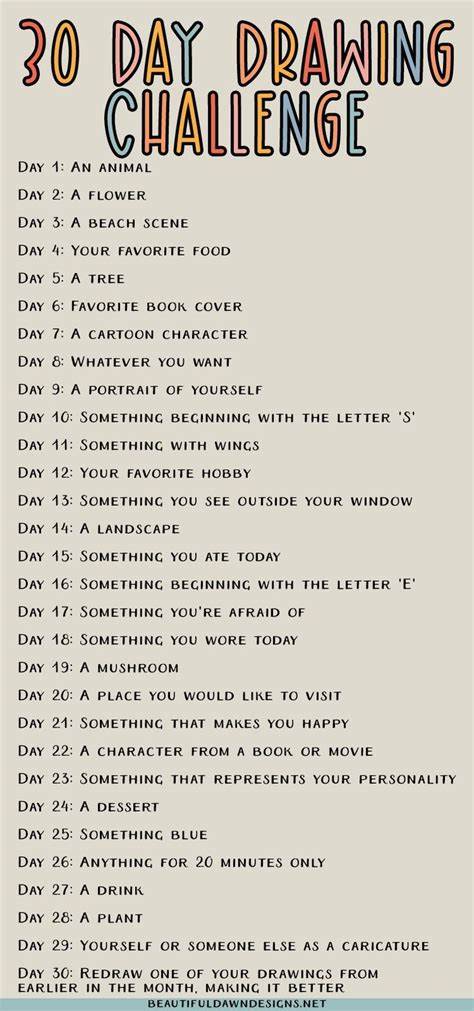 drawing challenge