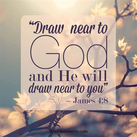 Drawing closer to God Memory verse, Sinner, God