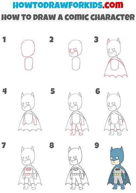 Drawing Comic Book Faces Various Characters YouTube