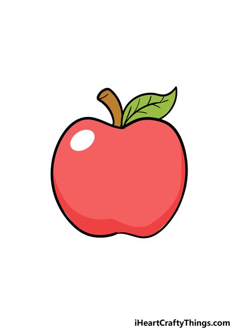 Drawing Cute Apple