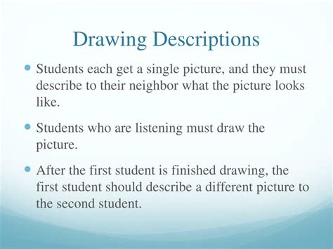 Drawing Descriptions