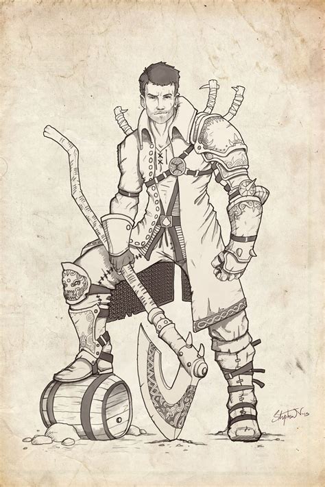 Best Drawing Dnd Character Concept Sketch With Creative Ideas