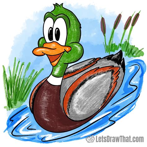 drawing duck