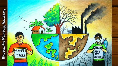 drawing for world environment day