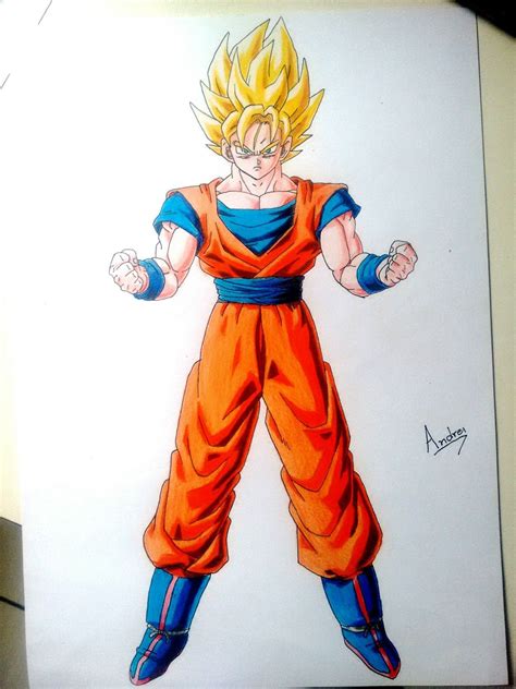 Drawing Goku