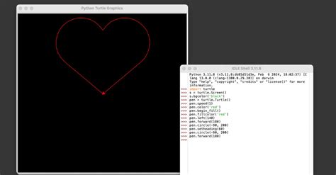 Drawing Heart In Python