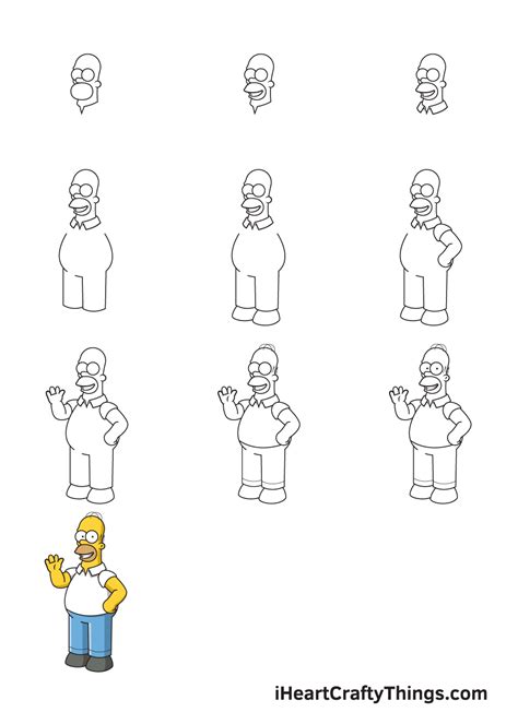 Drawing Homer Simpson