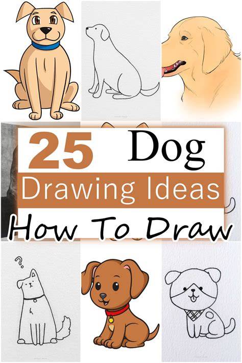 drawing ideas dog