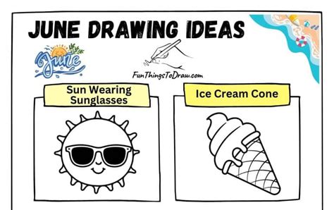 Drawing Ideas For June