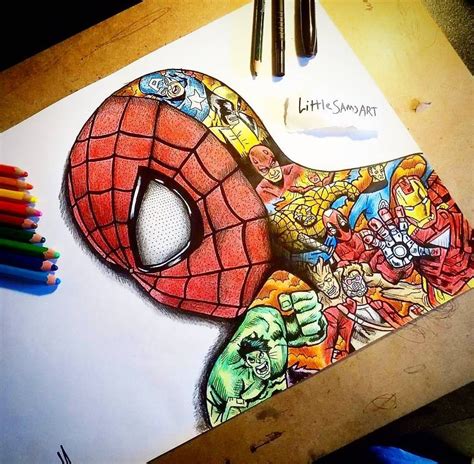 drawing ideas marvel