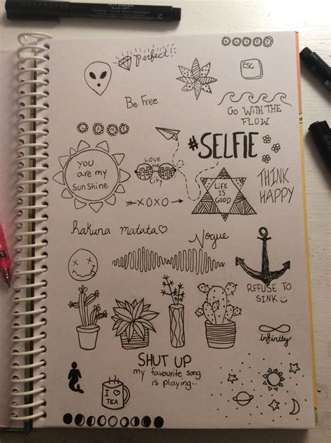 drawing ideas notebook