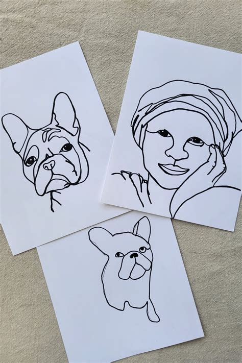 drawing ideas one line