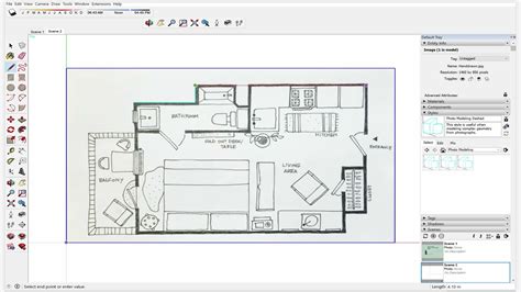 Drawing In 2D In Sketchup