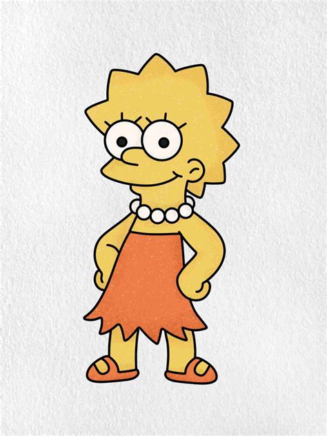 Drawing Lisa Simpson