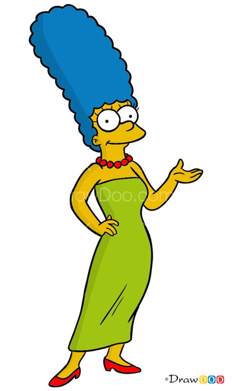 Drawing Marge Simpson