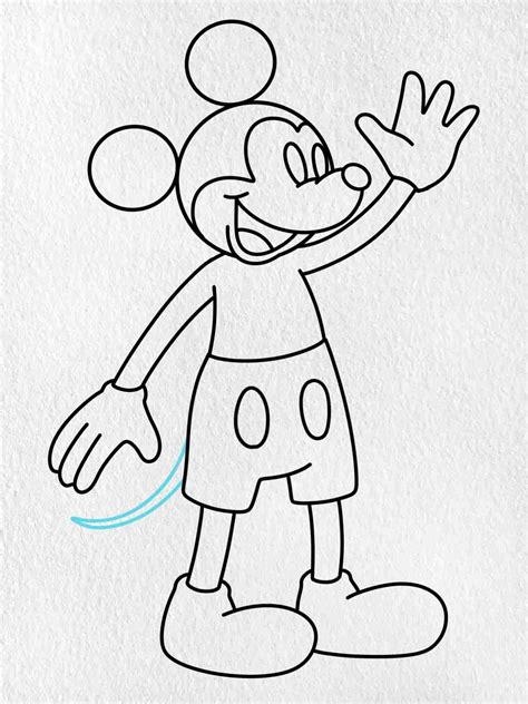 drawing mickey mouse