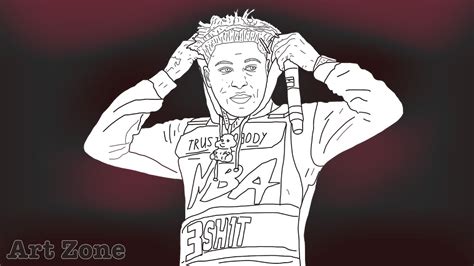 Drawing Nba Youngboy