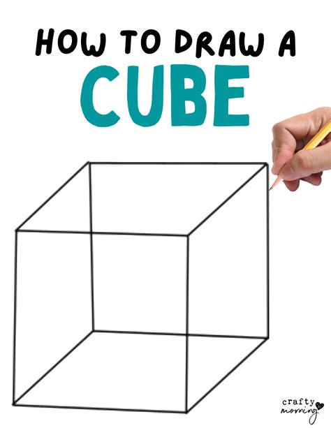 How to Draw a Cube for Kids How to Draw for Kids