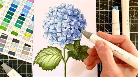 72 Colors Mark Pen Design Paint Sketch Markers Drawing Soluble Pen