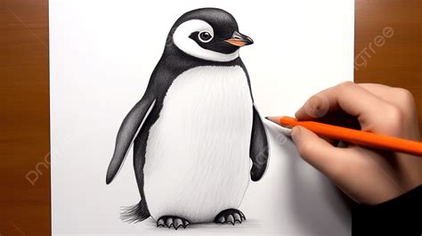 Drawing Of A Penguin