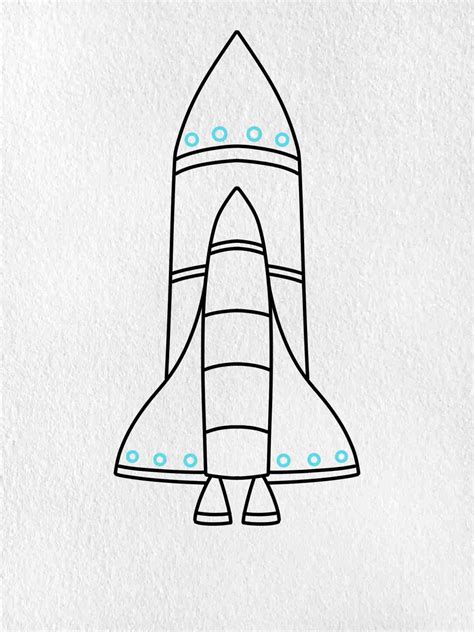Drawing Of A Spacecraft