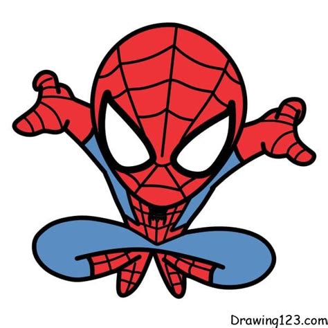 Drawing Of A Spiderman