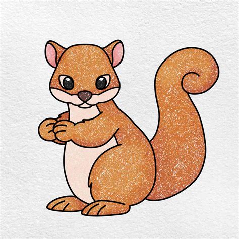 Cute Squirrel Drawing with Colored Pencils by JasminaSusak on DeviantArt